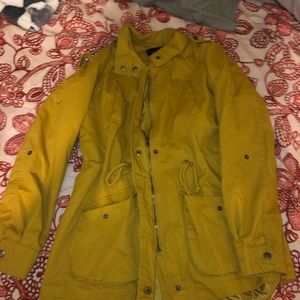 Yellow fall jacket